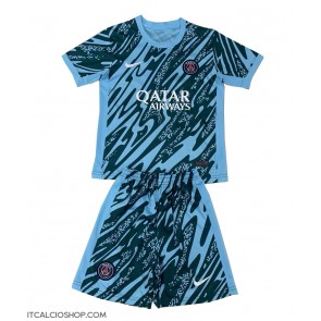 Paris Saint-Germain Portiere Seconda Maglia Bambino 2024-25 Manica Corta (+ Pantaloni corti)